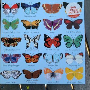Butterflies of North American 500 pieces